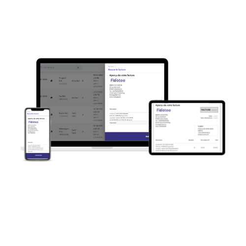 car rental invoice